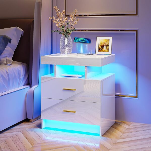 HNEBC Auto LED Nightstand